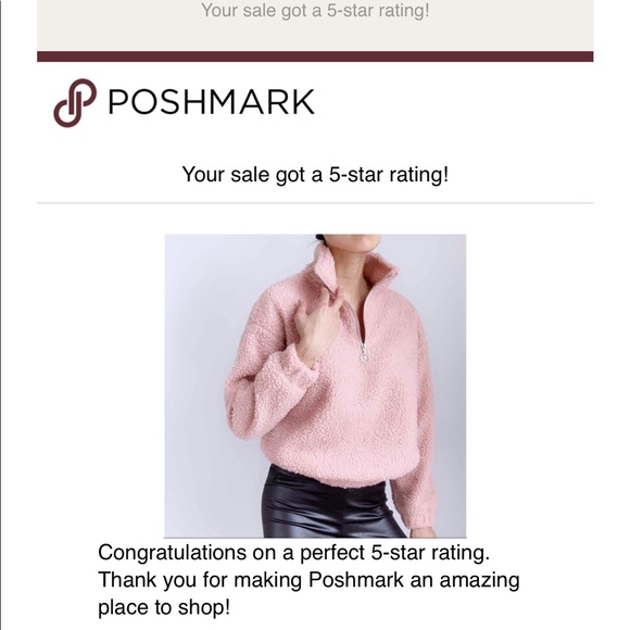 SPORTY SHERPA HALF ZIP PULLOVER - BLUSH - Picture 4 of 9